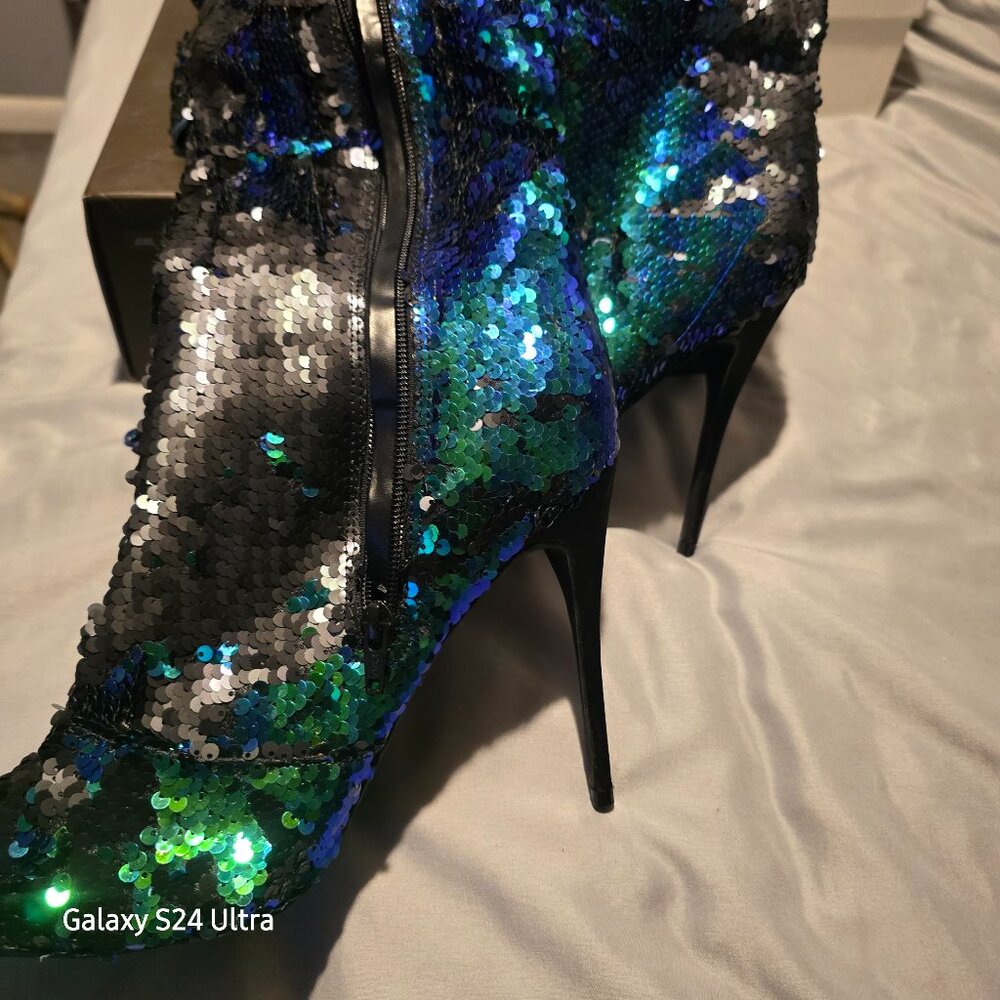 Pleaser Thigh High Stiletto Boots